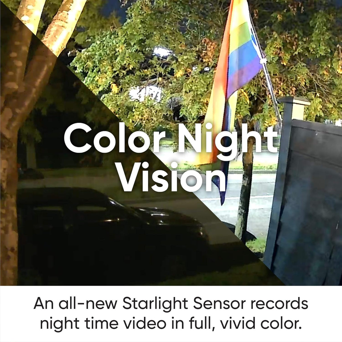 1080p HD Indoor/Outdoor Video Camera with Color Night Viewing and 2-Way Audio U27068