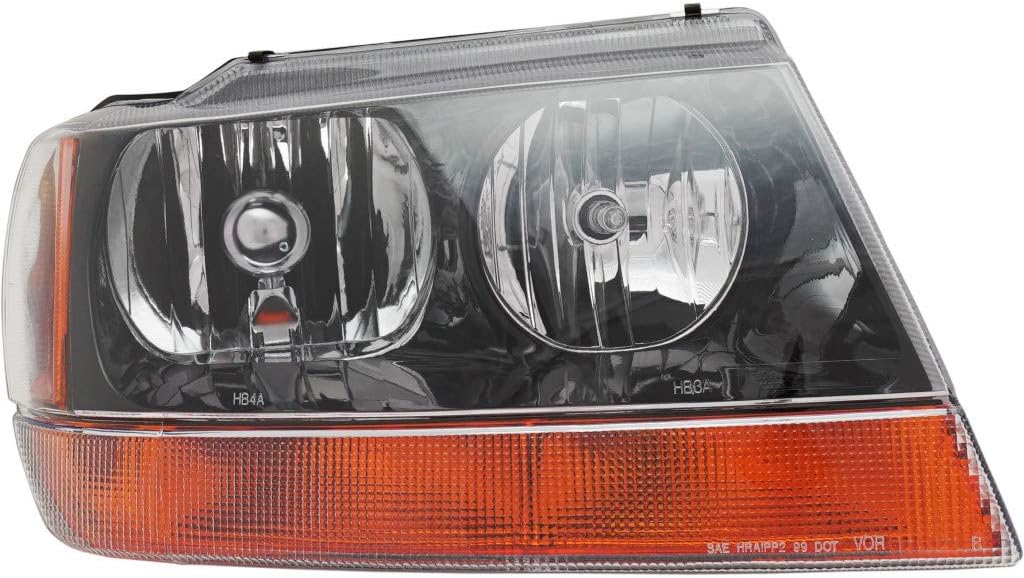 Jeep Grand Cherokee Headlight Assembly 1999-2004 Pair Driver and Passenger Side V77467