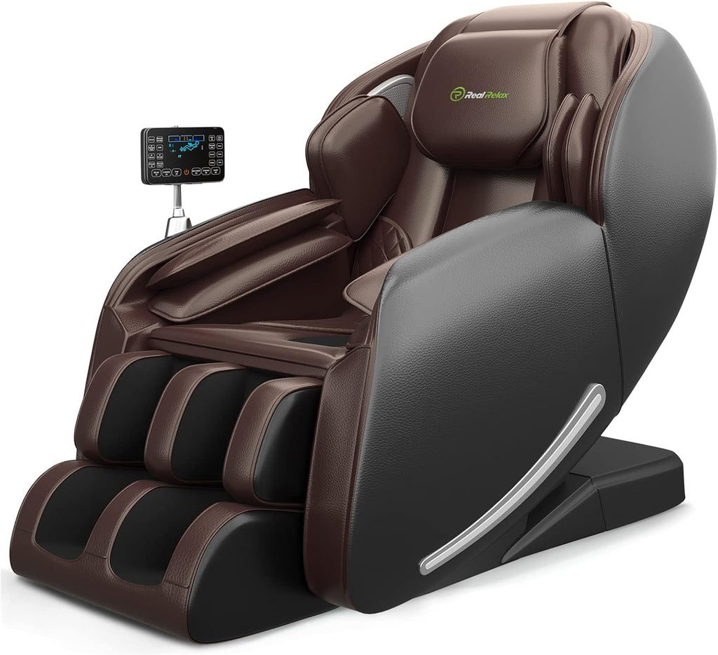 Full Body Zero Gravity SL-Track Shiatsu Massage Chair Recliner with Heat P545572