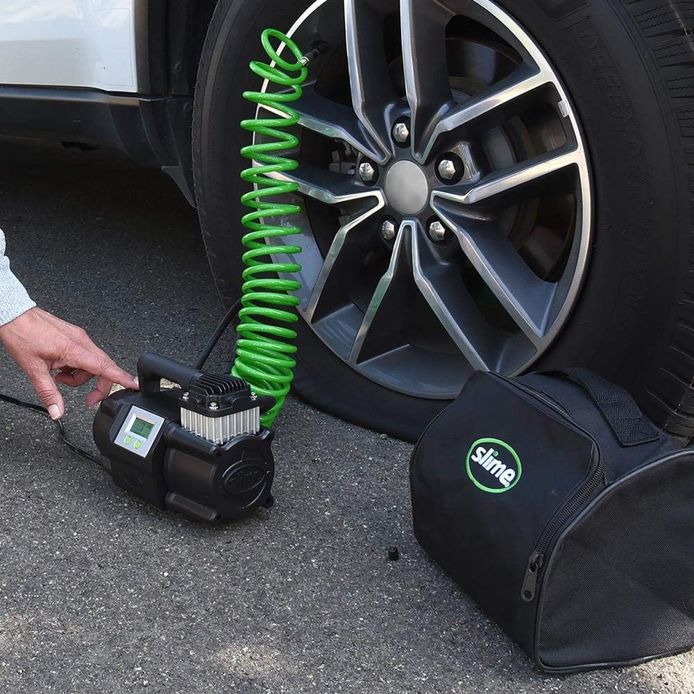 Portable 12V Tire Inflator Air Compressor with Digital Display F460