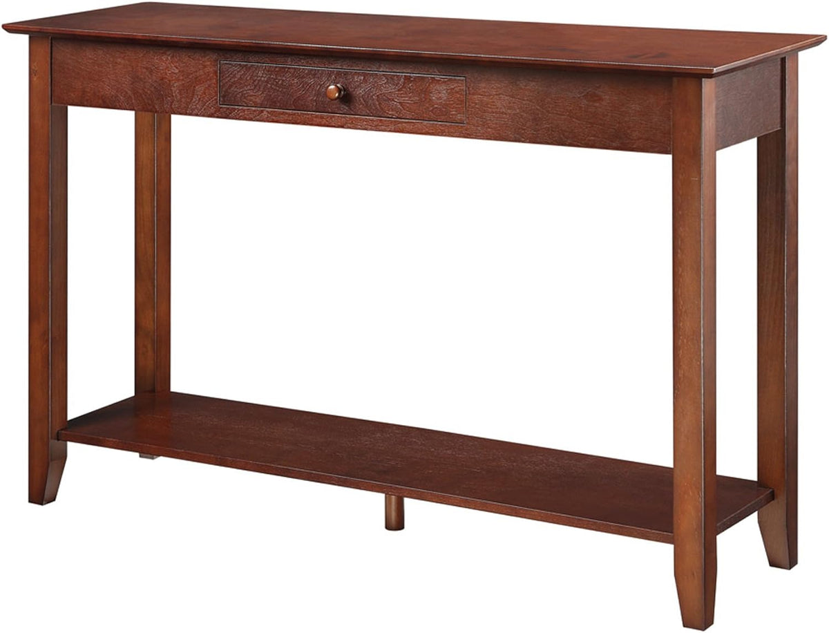 Black Console Table with Drawer N61320