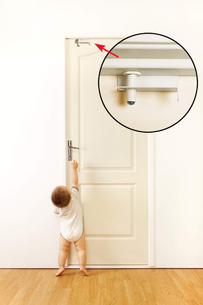 Child Safety Door Top Lock 3 Pack Metal E991497