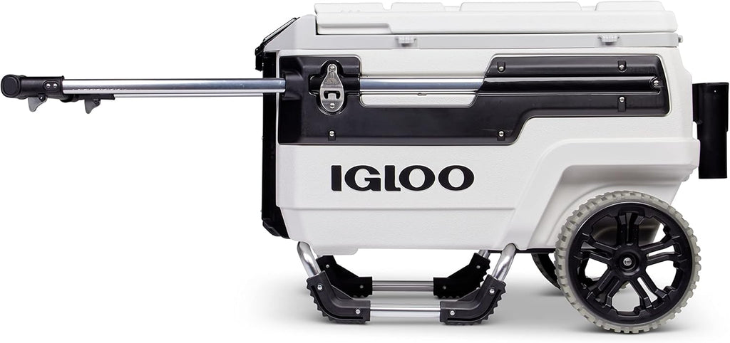 White 70 QT Wheeled All-terrain Cooler Q56152