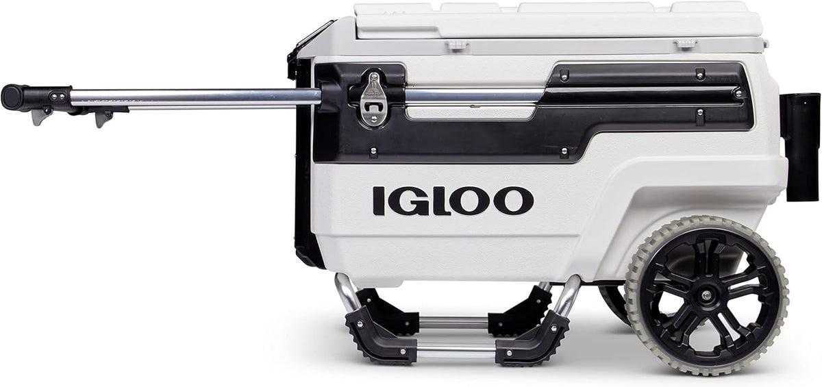 White 70 QT Wheeled All-terrain Cooler Q56152