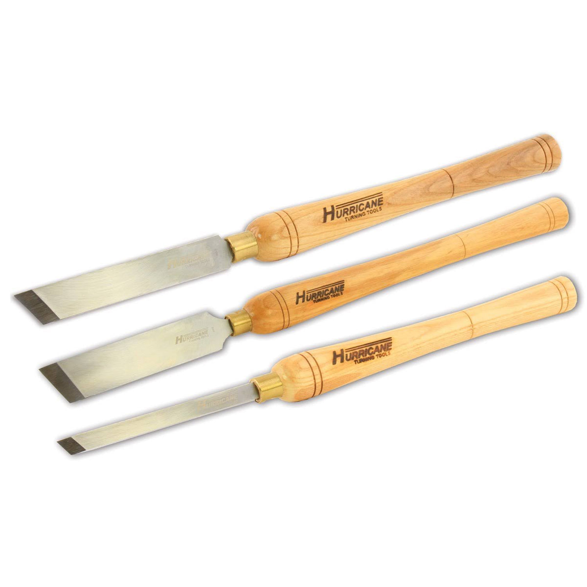 Woodturning Three Piece Skew Chisel Set R717
