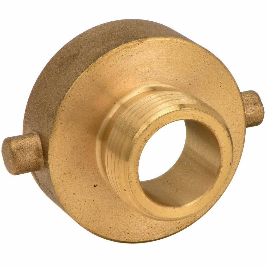 Fire Hose Adapter Pin Lug Brass 2-1/2 in x 4 in R752