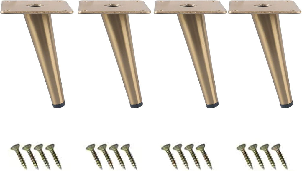 Black Metal Furniture Legs Pack of 4 A910