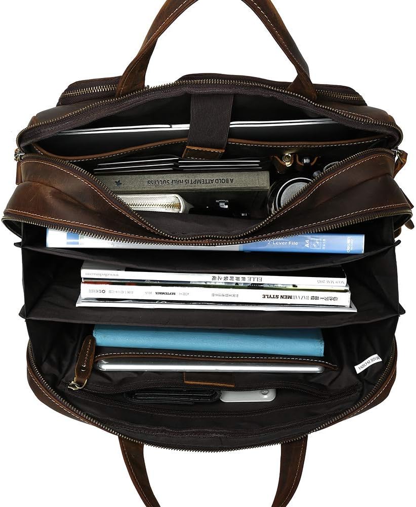 Vintage Leather 15.6 Laptop Messenger Bag U437