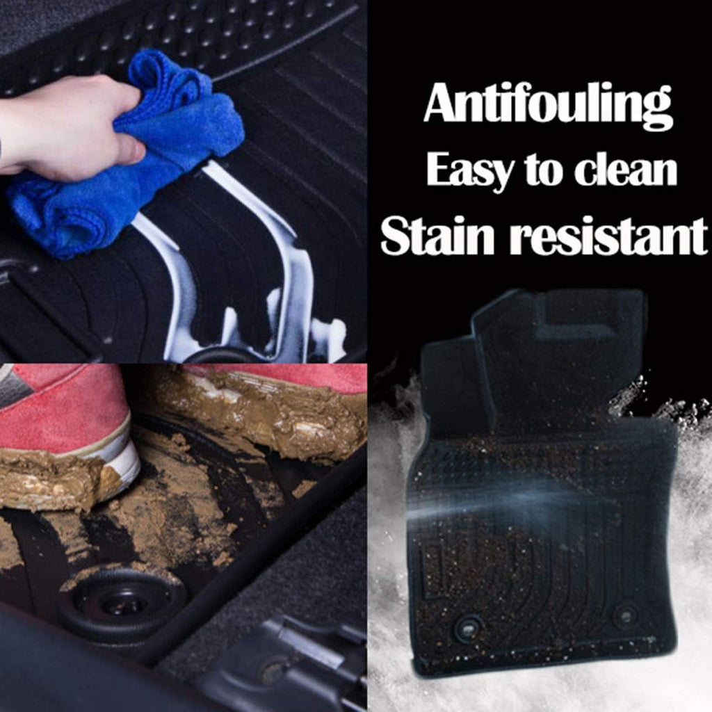 Black Custom Fit All Weather Rubber Floor Mats W74088