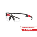 Bifocal Safety Glasses +1.50 Clear Anti-Scratch 6-Pack K448