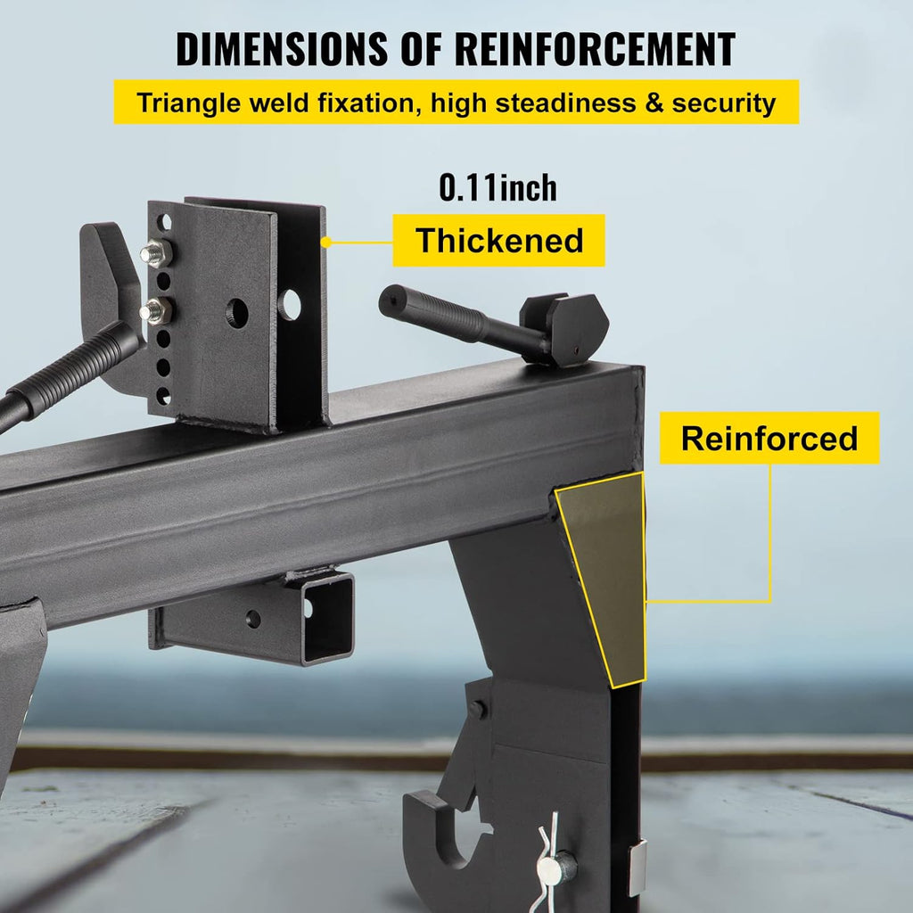 Black 3-Point Quick Hitch V7964