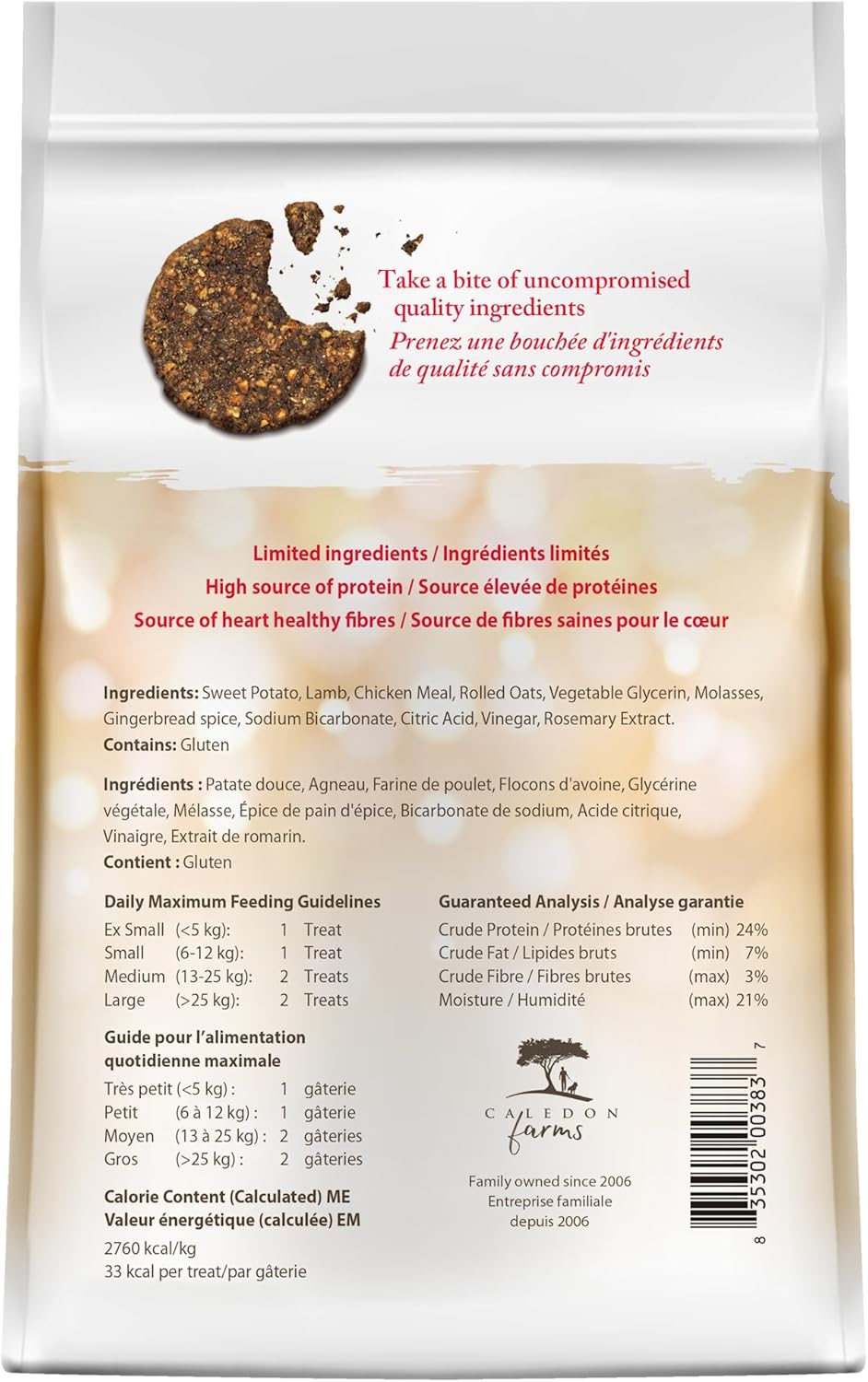 Protein Holiday Cookie Gingerbread & Lamb 270 GRAMS T452092