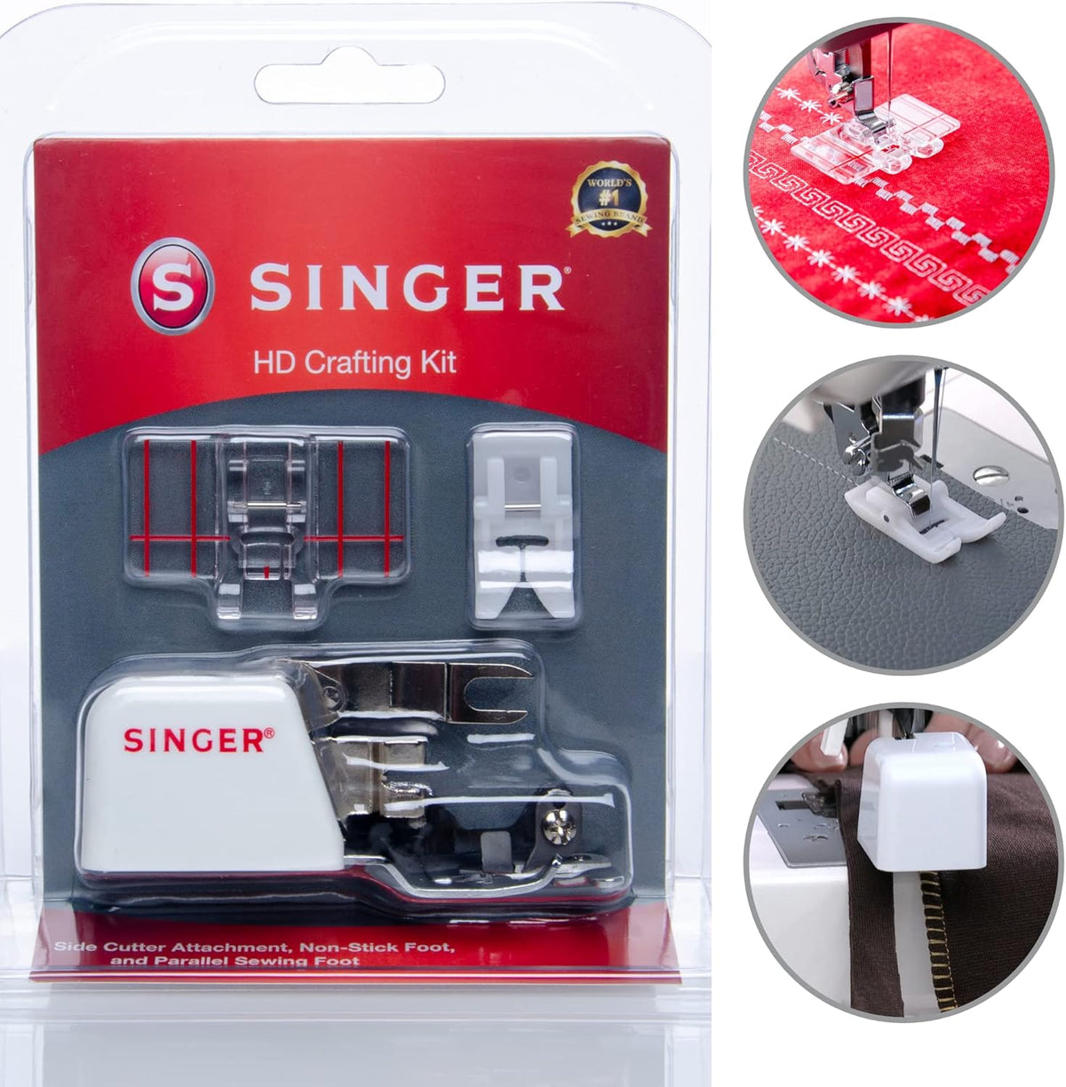 Heavy Duty Sewing Machine, Presser Foot Kit, Steam Iron T172