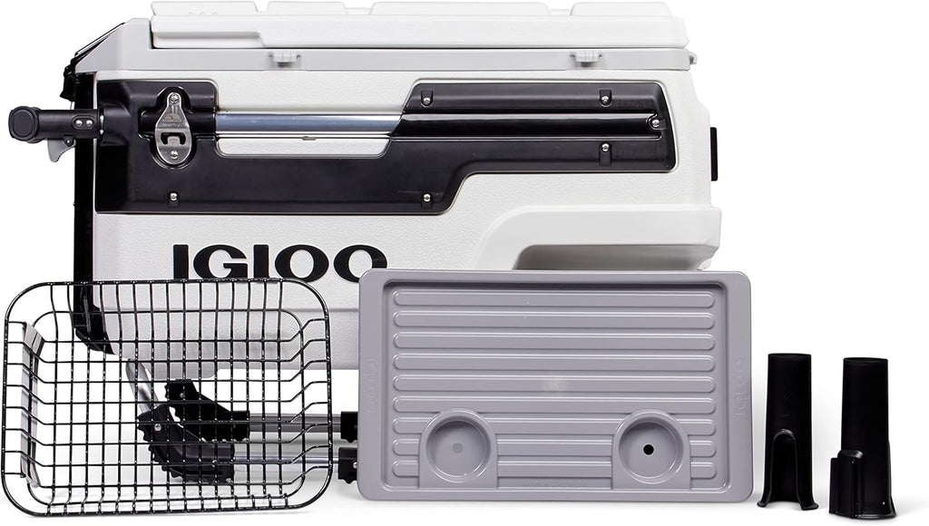 White 70 QT Wheeled All-terrain Cooler Q56152
