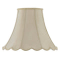18-inch Vertical Piped Scallop Bell Shade W4825