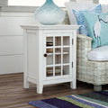White Single Door Cabinet B93047