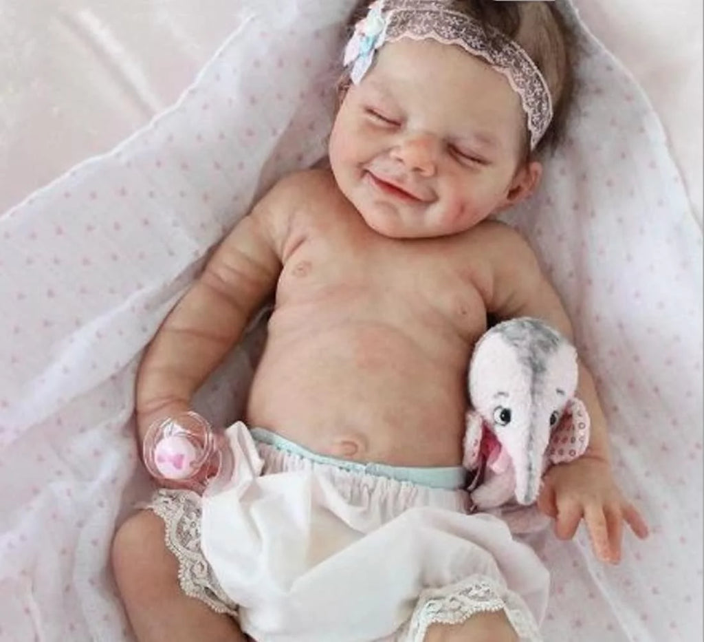 18" Soft Vinyl Silicone Full Body Realistic Newborn Baby Doll S459089
