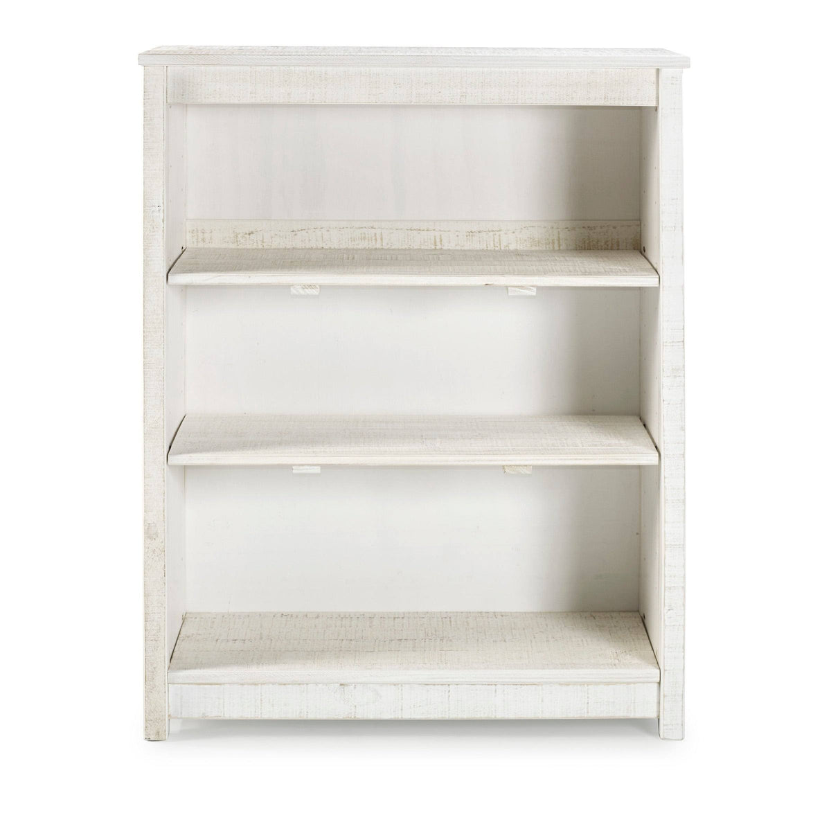 Grey Wood 3-Shelf Bookcase R759