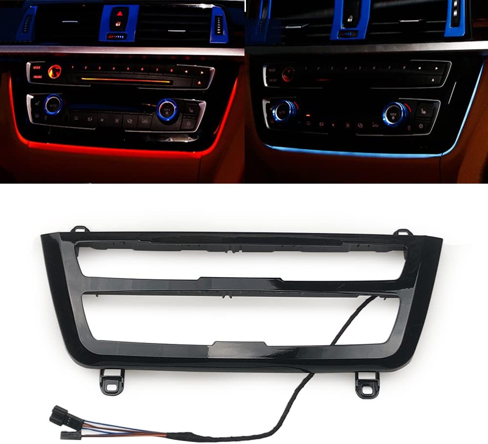 Car Inner Air Condition A/C Panel LED Lighting Ambient Light Trim X8323