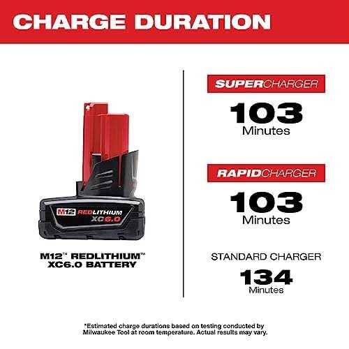 Milwaukee M12 REDLITHIUM XC6.0 Extended Capacity Battery Pack T387