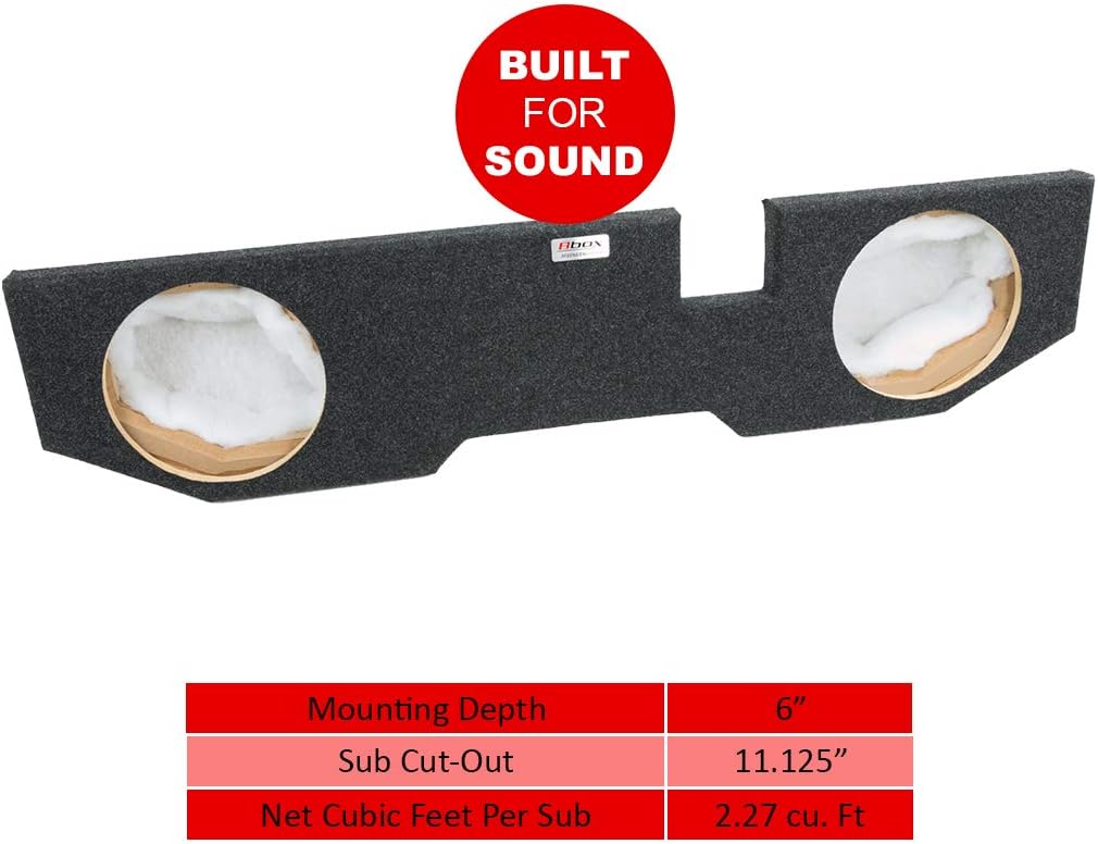 Dual 12 Inch Sealed Carpeted Subwoofer Box N17459