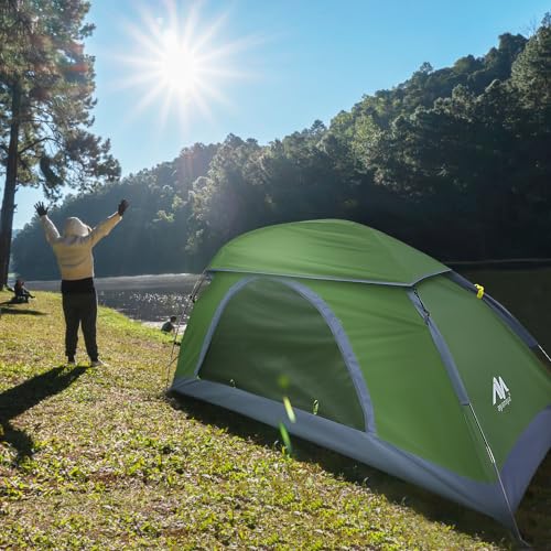 1 Person Lightweight Backpacking Tent with Waterproof Rainfly W4848