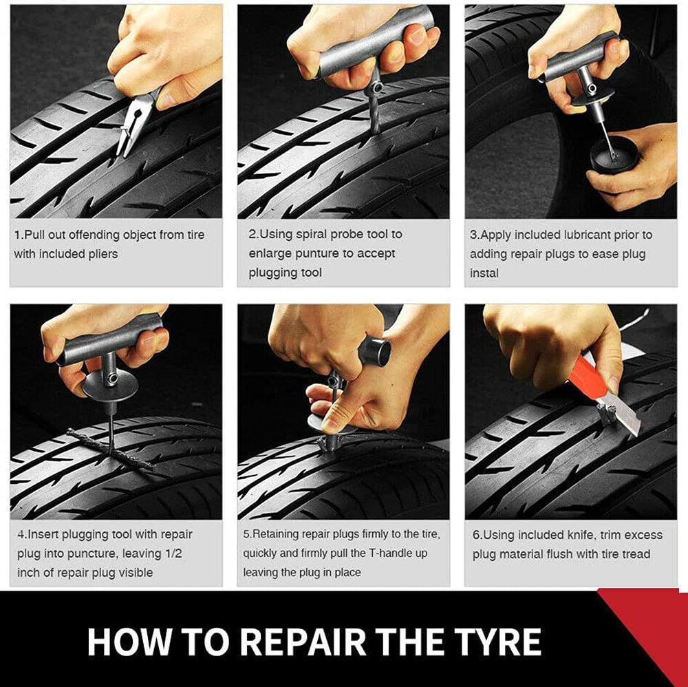 68 PCS Heavy Duty Tire Repair Kit Z97200