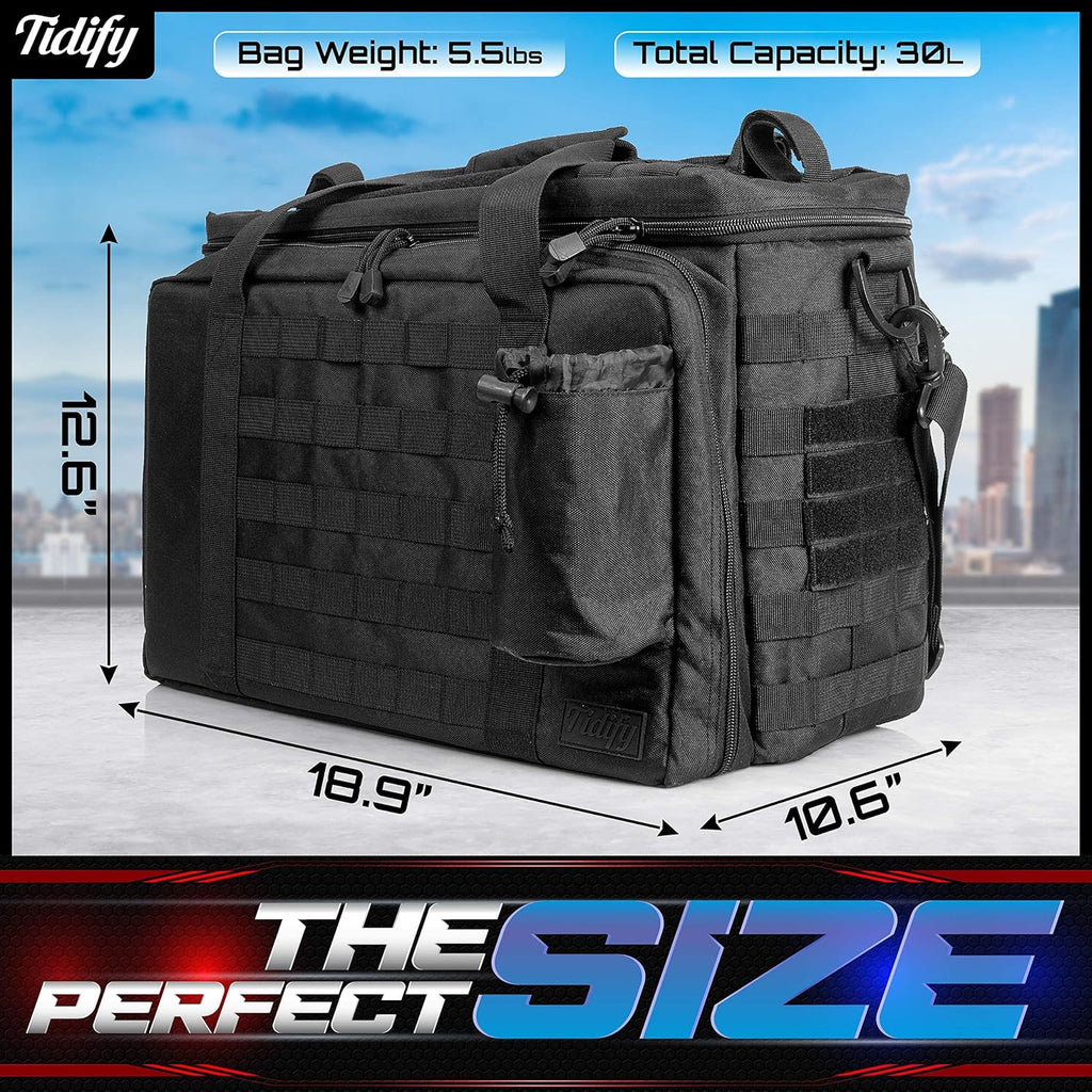 Tactical Gear Bag with MOLLE Organizer, Heavy Duty & Water Resistant J939