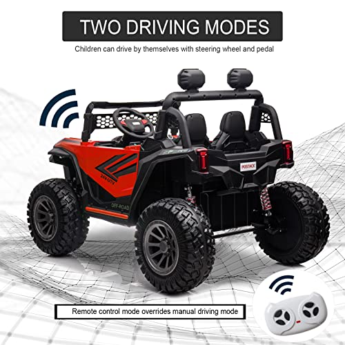 Green 2 Seater 4WD Kids Ride On UTV X12136