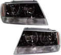 Jeep Grand Cherokee Headlight Assembly 1999-2004 Pair Driver and Passenger Side V77467