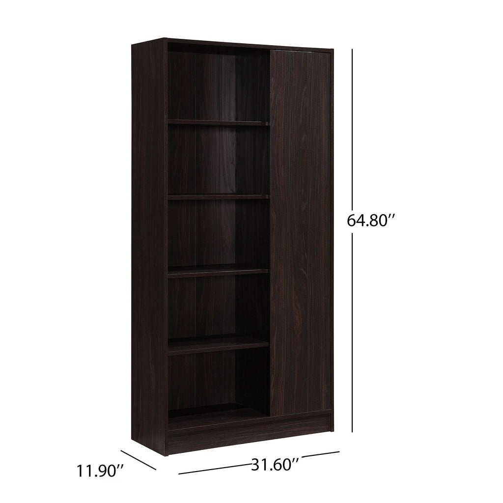 Gray Oak Wooden Bookcase B702932