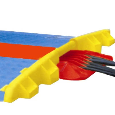 Yellow Polyurethane Cable Protector Rail V4765