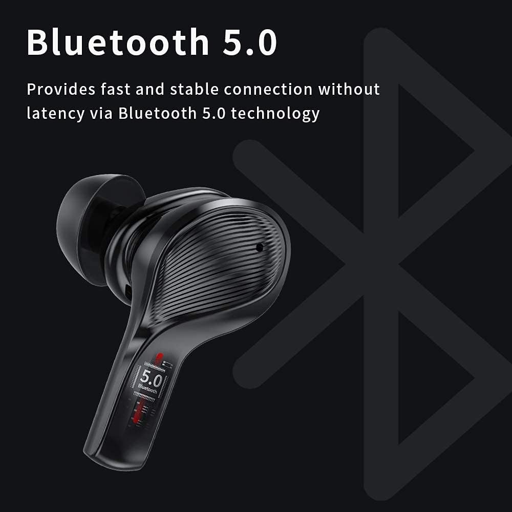 True Wireless Earbuds with 4 Noise Cancelling Microphones, ANC 8.0, Touch Control, USB C, 40H Playtime J355