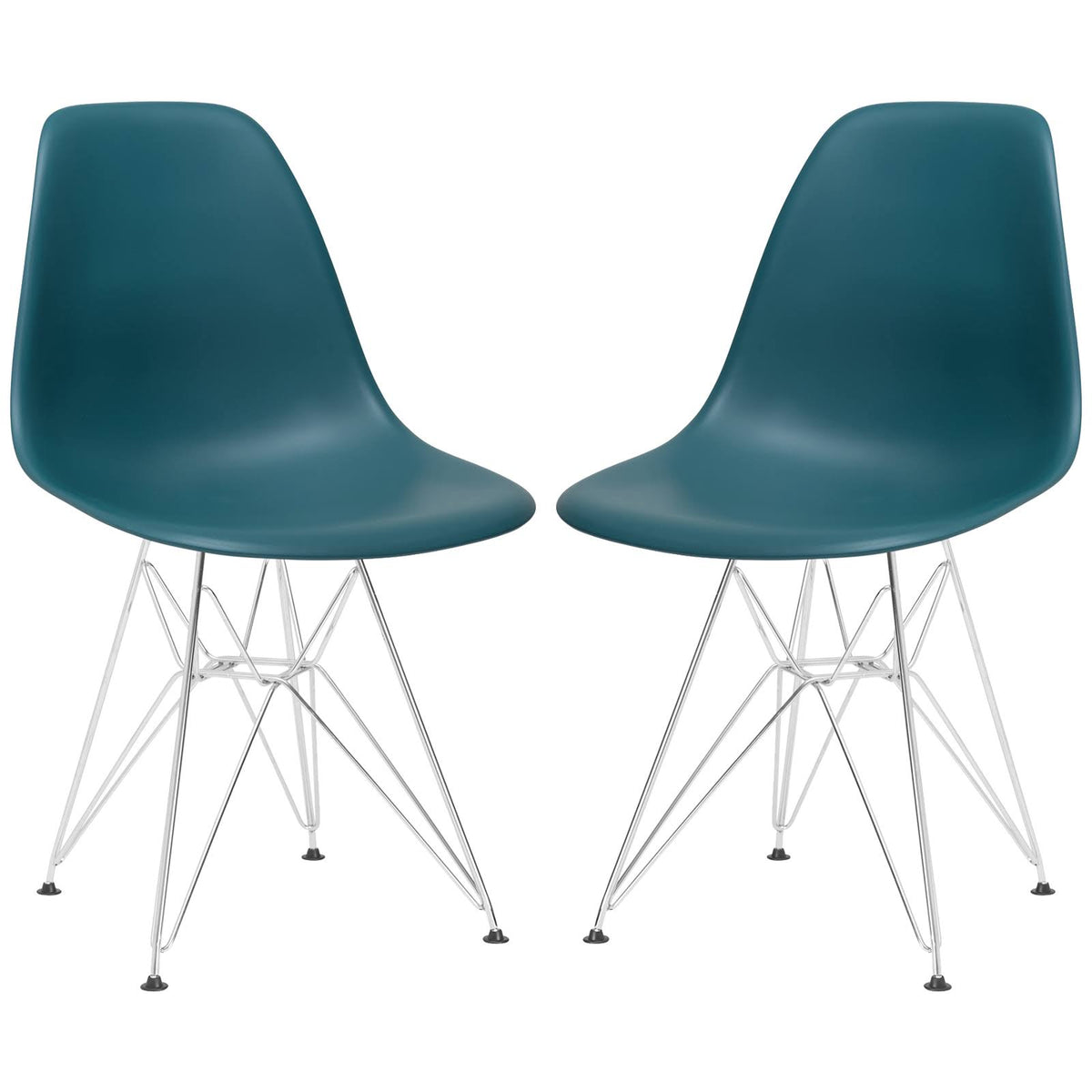 Teal Side Chair Set of 2 Z23257