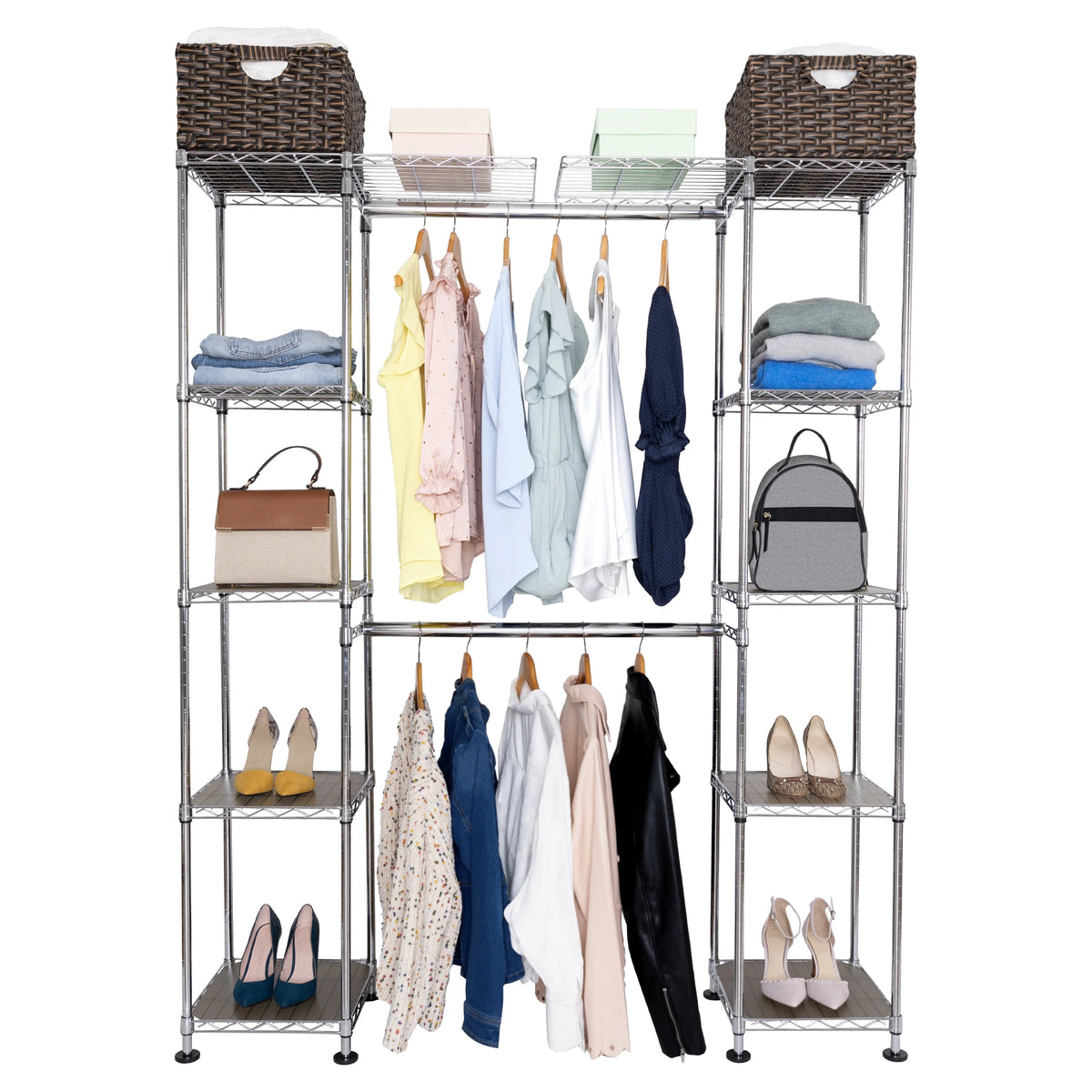 Steel Expandable Closet Organization System T49992