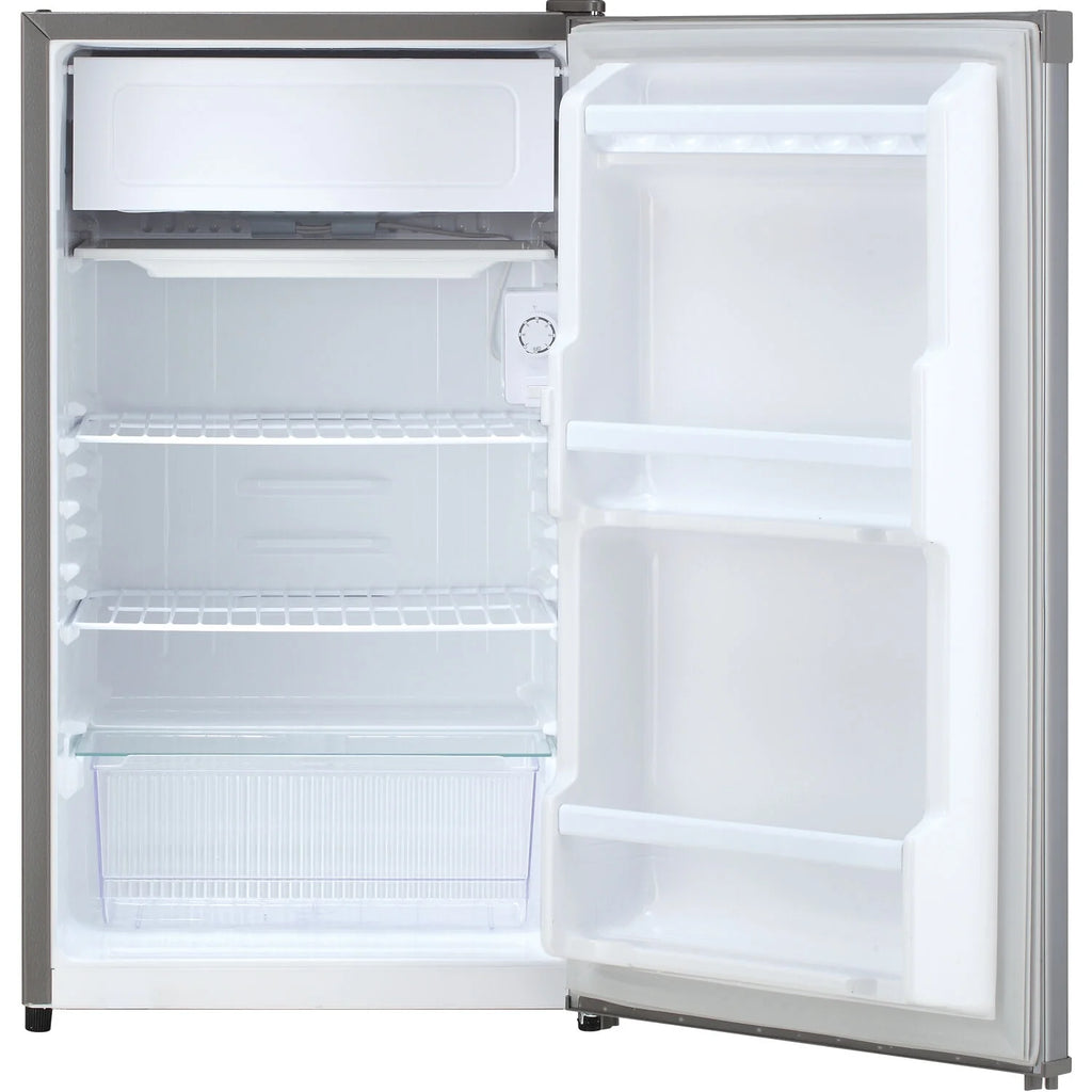 Silver 1-Door Compact Refrigerator S61123