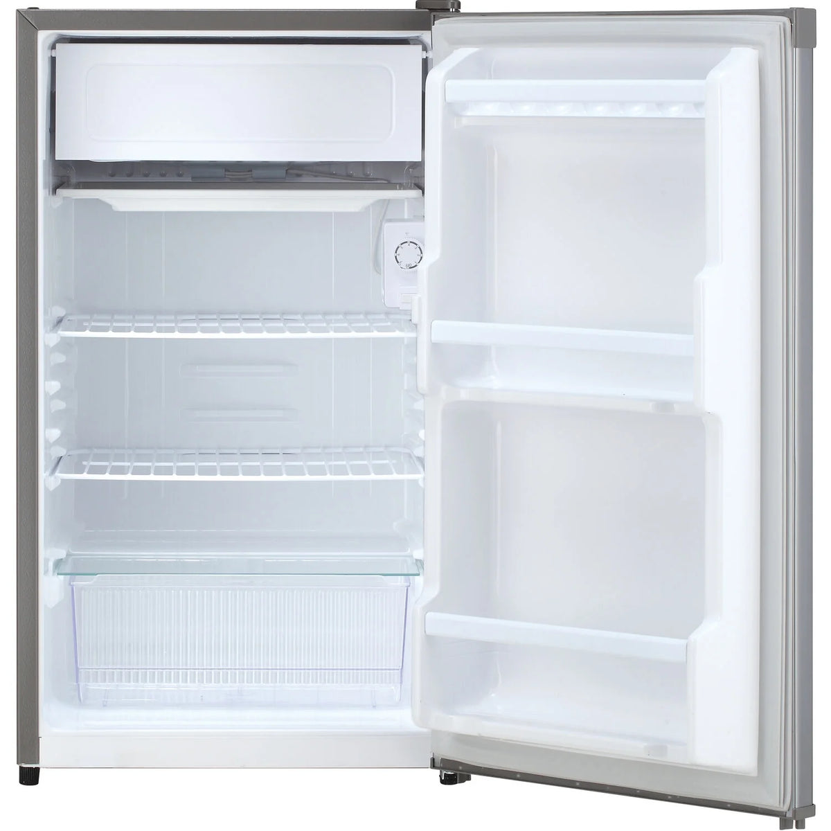 Silver 1-Door Compact Refrigerator S61123