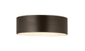 3 Light Flush Mount Bronze Finish A7432
