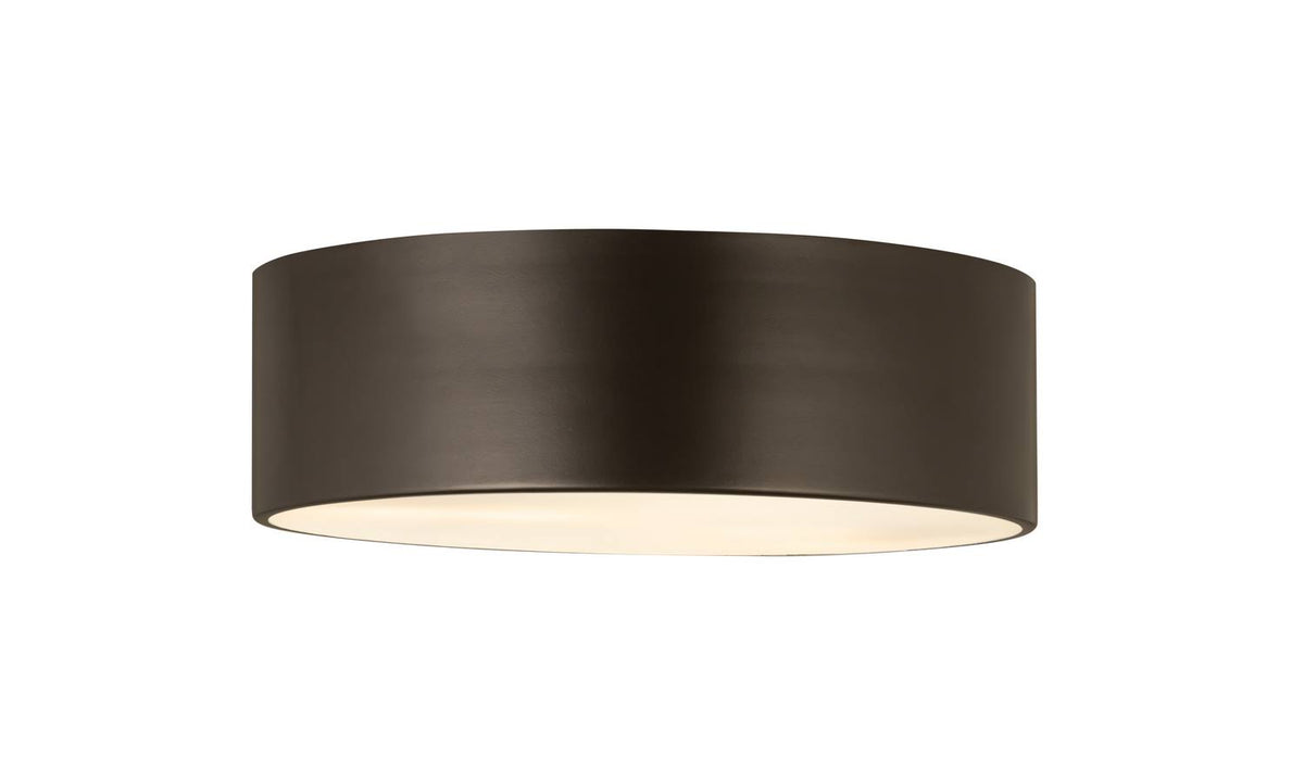 3 Light Flush Mount Bronze Finish A7432