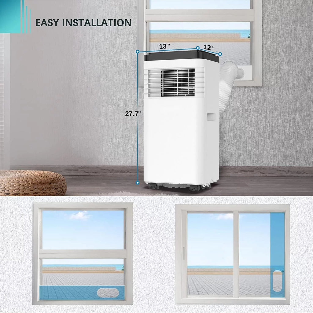 8,000 BTU White Portable Air Conditioner M39324