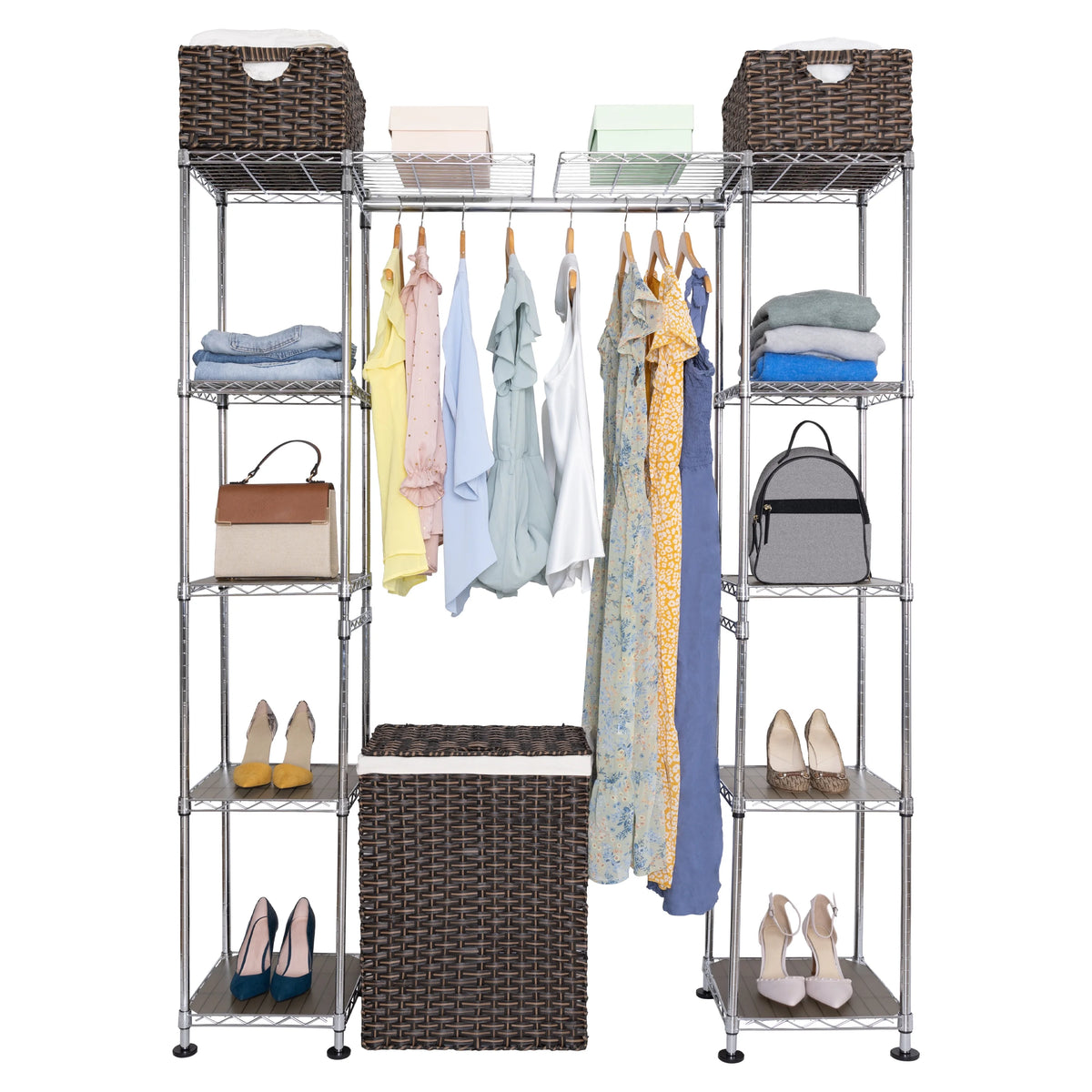 Steel Expandable Closet Organization System T49992