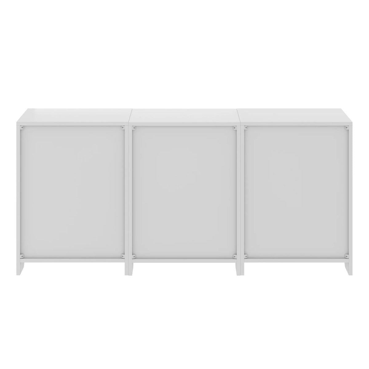 3-Pc White Storage Cabinet Set F4115