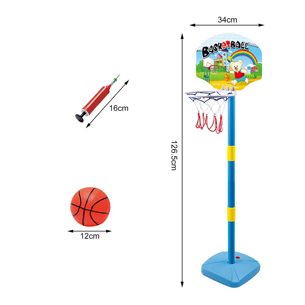 Kids Basketball Hoop Stand Adjustable Height Indoor Outdoor Z108