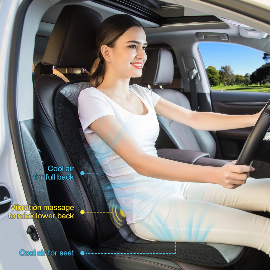Car Seat Cushion with Back Massage W652282