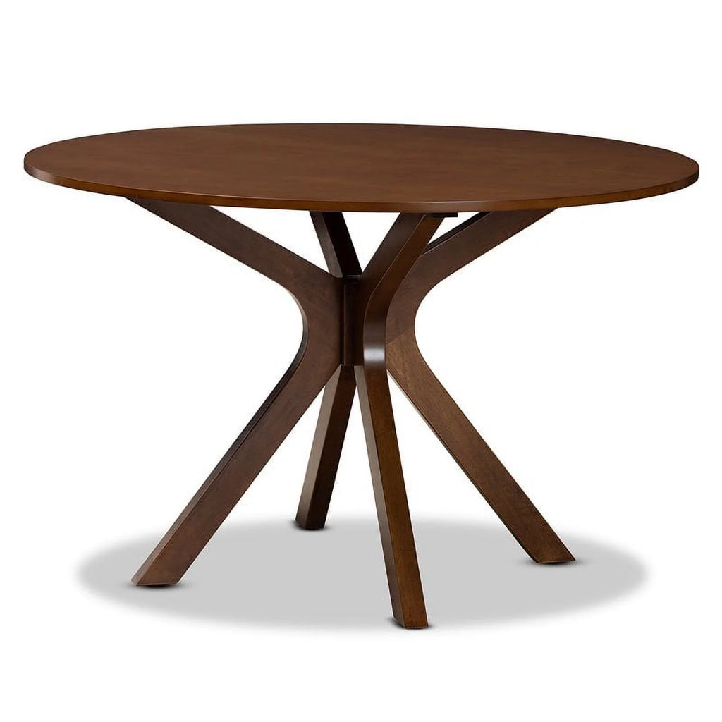 Walnut Round Wood Dining Table N886559