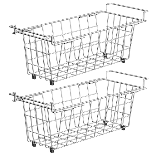 Expandable Stainless Steel Wire Freezer Baskets 2 Pack M94513