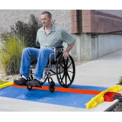 Yellow Polyurethane Cable Protector Rail V4765