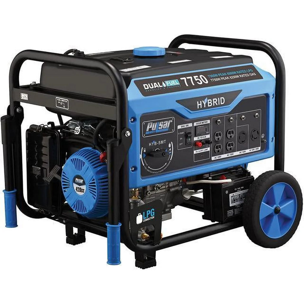 7750-Watt Dual Fuel Portable Generator with Electric Start Q2479