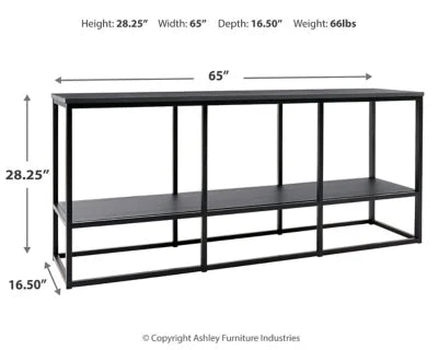 Black 65" TV Stand D428428