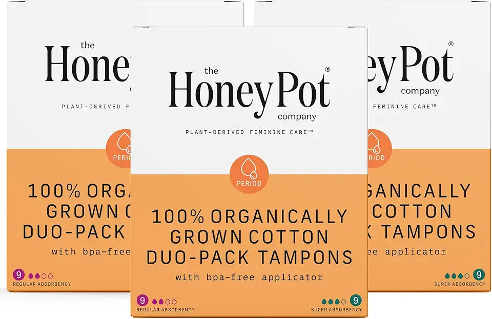 54 Organic Tampons Regular & Super Absorbency Unscented T18881